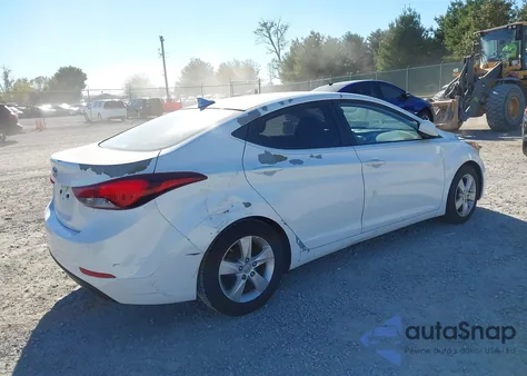 2016 Hyundai Elantra Se из США, поврежденный, VIN 5NPDH4AE8GH766308